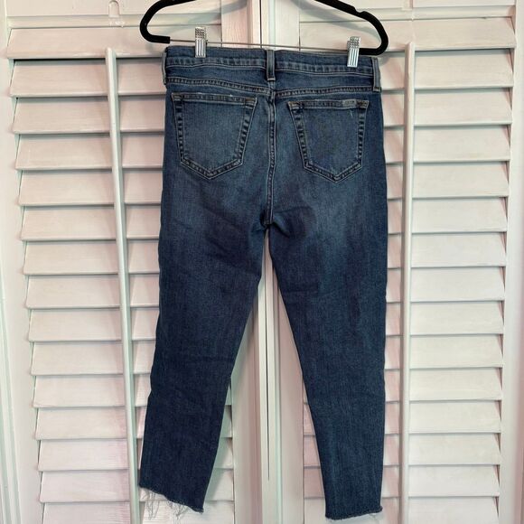 Joe's Jeans Dark Blue Cropped Denim - Picture 2 of 8